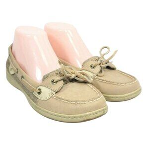 Sperry Top-Sider Boat Shoes Women's Size 7.5 Tan Leather